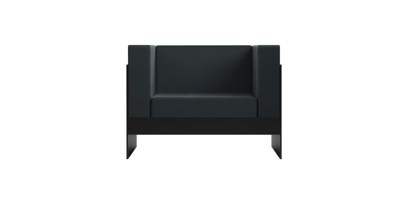 Standard Sofa 101x81x74 cm schwarz New Tendency